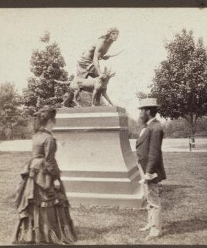 Statue of Indian Hunter. [1865?]-1896