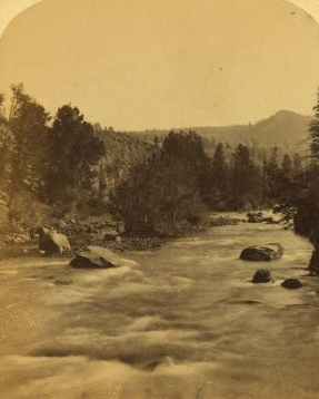 Barronett's Rapids, Yellowstone River. 1876?-1903?