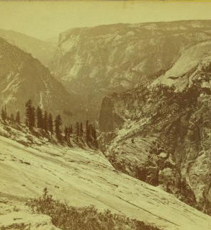 Yosemite Valley from South Dome, California. 1871-1894