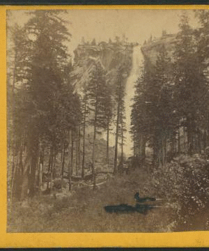 The Nevada Fall, 700 feet high, Yo-Semite Valley, Mariposa County. 1864?-1874?