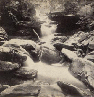 Cascade in Kauterskill Clove, near Haines Fall. [1863?-1880?]