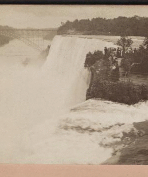 That everlasting anthem, Niagara Falls, N.Y. [View of falls.] 1870?-1902