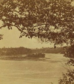 Down river from Great Eddy, Skowhegan. 1869?-1880?