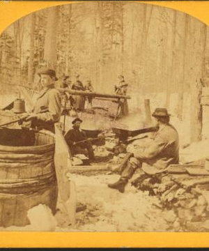 Boiling sap. 1870?-1890?