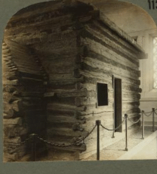 Cabin in which Abraham Lincoln was born, Hodgensville, Ky. 1865?-1885?