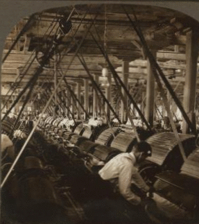 Carding Cotton, Dallas Cotton Mills, Dallas, Texas, U.S.A. 1865?-1915? 1905