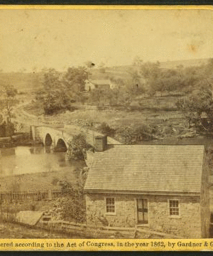 Antietam Bridge. Eastern view. 1862-1865