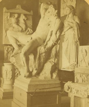 The sleeping faun, Museum of Fine Arts, Boston. 1859?-1885?