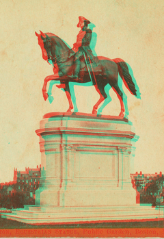 Washington Equestrian Statue, Public Garden, Boston, Mass.