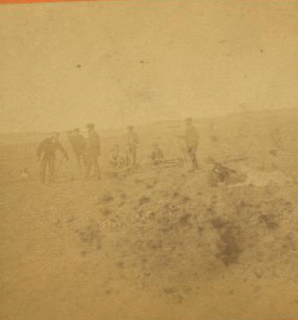 [Land-surveyors at Colorado Springs.] 1870?-1890?