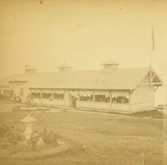 [View of the dining hall.] 1859?-1880?