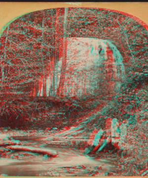 Veiled Fall, Lick Brook, Ithaca. [1860?-1885?]