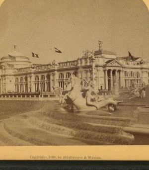 The Columbia Fountain, World's Fair, Chicago, U.S.A. 1893