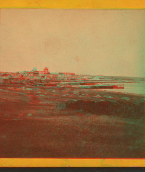 [View of Hotel and Beach at Narragansett.] 1869?-1879? [ca. 1870]
