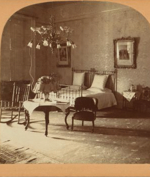 The President's bedroom, White House, Washington, D.C., U.S.A. 1859?-1910? c1898