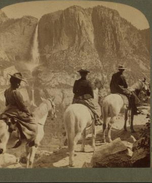 Yosemite Falls, from Glacier Point Trail, Yosemite Valley, Cal. 1893-1904