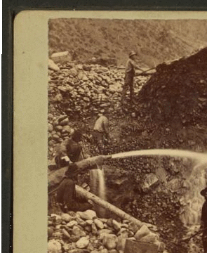 Hydraulic mining, Idaho. 1865?-1900?