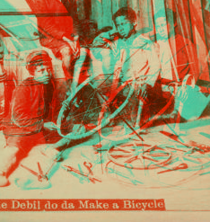 How de Debil do da Make a Bicycle. [ca. 1900]