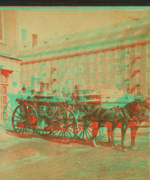 [Steam pumper on a wagon.] 1865?-1903 [187-]