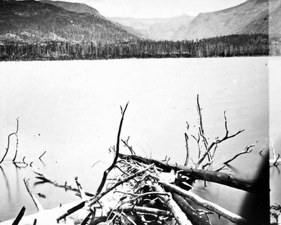 Rocky Mountain National Park, Colorado. Grand Lake in Middle Park. 1874. U.S. Geological and Geographical Survey of the Territories (Hayden Survey).