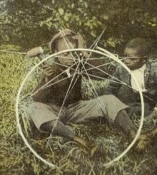 How De Debil do Dey Make a Bicycle. [ca. 1900]
