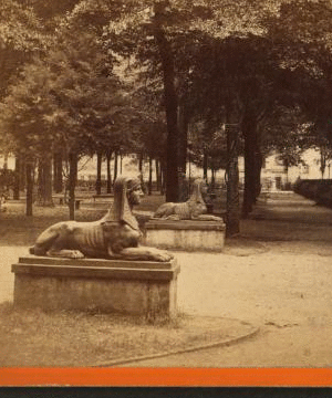 Entrance to Forsyth Park. 1867?-1900?