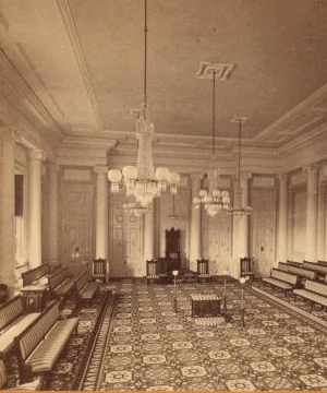 New Masonic Temple, Philadelphia. Ionic room, west. 1860?-1895?