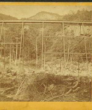Frankenstein Cliff, P.& O.R.R., Crawford Notch. [ca. 1872] 1858?-1895?