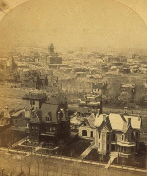 Panorama of Denver. 1865?-1900?