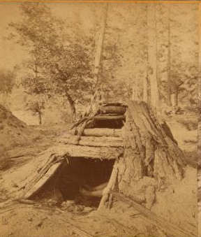 Bath House in the Yosemite. ca. 1870 1865?-1885?