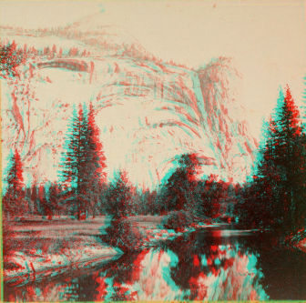 North Dome, Royal Arches, and Washington Column, Yosemite Valley, Mariposa County, Cal. 1867