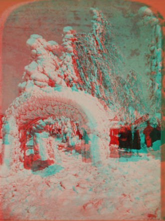 Winter wonders in Prospect Park, Niagara, February 1875. 1865?-1880? 1875