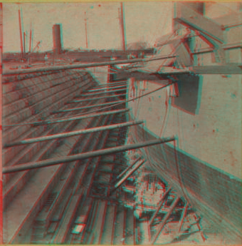 Sectional view, U.D. Dry Dock. 1862?-1890?