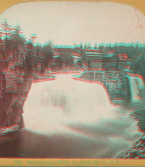 Birmingham Falls, Au Sable River, N.Y. 1865?-1885?