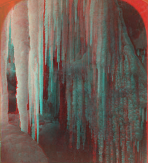 Ice Cave, under Horse-Shoe Fall. 1865?-1880?