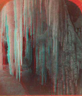 Ice Cave, under Horse-Shoe Fall. 1865?-1880?