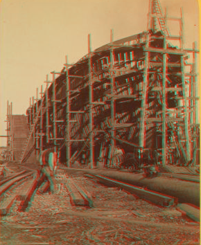 View in Wolf & Davidson's Ship Yard. 1870?-1900?