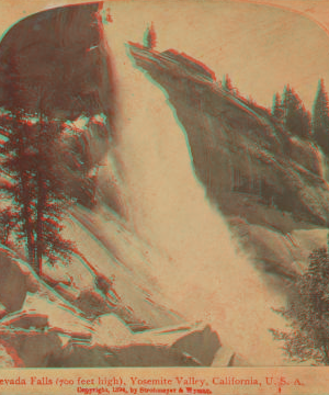 Nevada Falls (700 ft. high) Yosemite Valley, California, U.S.A. 1893-1895