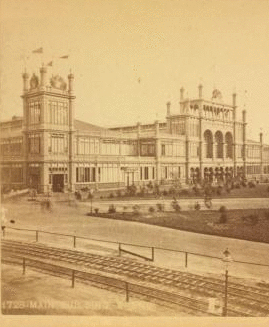 Main building, E. End. 1876