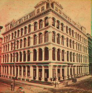 Warehouses. cor. Sharp and German Sts. 1858?-1890?