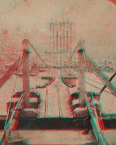 East River bridge tower, N.Y. [1867?-1910?]