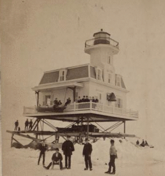 Bridgeport lighthouse. 1870?-1890? [1875]