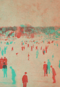 Skating scene, winter, Central Park. [1860?]-1896