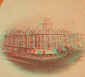 The Grand Hotel, cor. of Market and New Montgomery streets. [ca. 1872] 1865-1880?