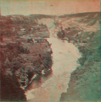 High Banks (380 feet) Genesee River below Middle Falls. [ca. 1880] [1858?-1885?]