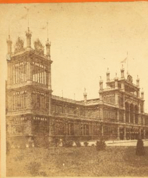 East entrance, Main building. 1876