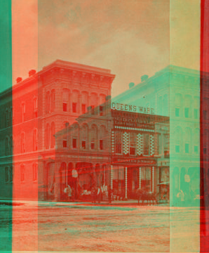 [Buildings in Atchinson, Kansas.] 1868?-1906?