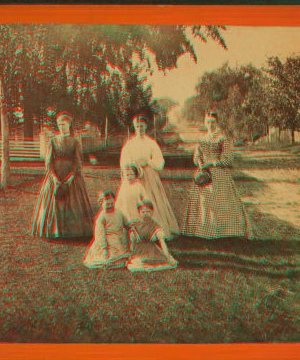 [Ladies in the Park, Suncook, N.H.] 1868?-1885?