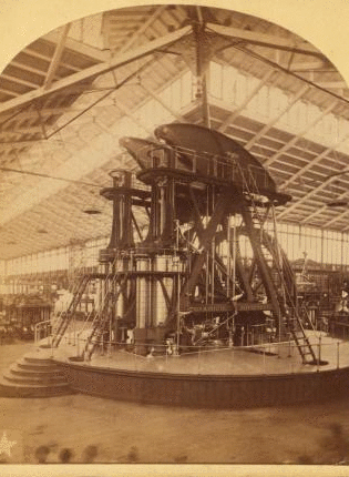 Corliss engine. 1876
