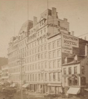 Grand Central Hotel. 1859?-1896